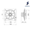 هواکش فلزی خانگی سایز 15 برند دمنده